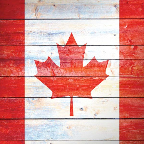 Canada Flag Light Wood Surface Book 2 15in Skin